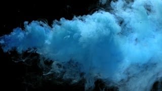 Free Slow Motion Footage Angry Blue Smoke [upl. by Irol]