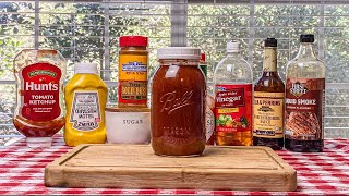 My Secret BarBQ Sauce Easy Homemade BBQ sauce [upl. by Drehcir]