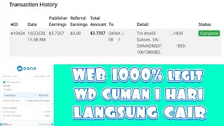 WD 1HARI LANGSUNG MASUK  WEB LEGIT [upl. by Octavie]