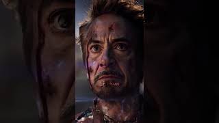 Iron Man’s Snap  Tony Stark Kills Thanos and Save The Whole World Iron Man Death Scene shorts [upl. by Norreht]