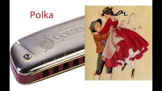 Polka  Diatonic Harmonica C  tabs [upl. by Lever]