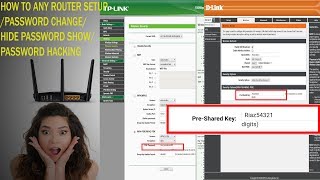 TPLink  DLinkTendaMi amp Any Router Password Change amp hide Password Show By Android Phone [upl. by Ernestus687]
