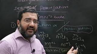 Fajans rule class 11 Ch 4 Chemical bonding  polarization vs polarizability  IIT JEE chemistry [upl. by Sergei935]