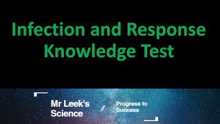 08 Infection and Response Knowledge  revision for AQA combined and triple Higher and Foundation [upl. by Zuckerman]