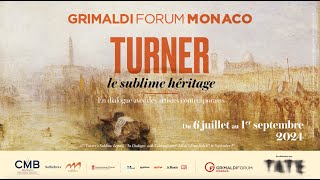 EXPO TURNER 2024 AU GRIMALDI FORUM MONACO  TRAILER [upl. by Trev85]