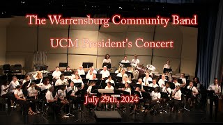 2024 The Warrensburg Community Band  UCM Presidents Concert [upl. by Missy]