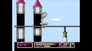 Tiny Toon Adventures 2  Trouble in Wackyland Gameplay NES [upl. by Siver]