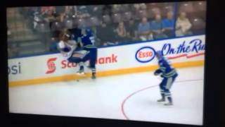 Jake virtanen huge hit on connor mcdavid [upl. by Terina]