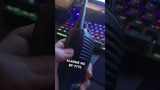 Alarme No Baofeng bf777s baofeng radio walkie [upl. by Nwahsram]