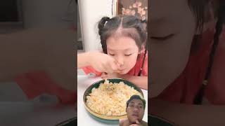 TRICK MAKAN CEPA mukbang food funny cute invention baby dubbing [upl. by Natassia847]