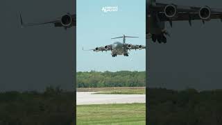 C17 Globemaster III  WrightPatterson Air Force Base OHIO [upl. by Sharia]