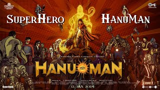 SuperHero HanuMan From HANUMANHindi  Prasanth Varma  Teja Sajja  Anudeep Dev  Hindi New Song [upl. by Airlie]