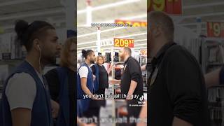 Walmart employee gets kicked out of WALMART🥾🚶🏽‍♂️‍➡️prank walmart kickedout [upl. by Eissalc]