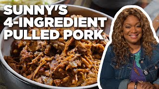 Sunny Andersons Easy 4Ingredient Pulled Pork  The Kitchen  Food Network [upl. by Rehpotsrihc]