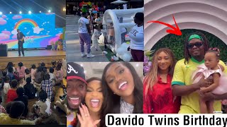 Davido and Olamide Celebrate TwinsChild Birthday in Atlanta with Chioma as the Shutdown Atlanta [upl. by Nealon]