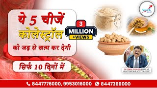 कोलेस्ट्रॉल Cholesterol को तेज़ी से कम करने का रामबाण उपाय  Cholesterol Control Foods  SAAOL [upl. by Aikas]