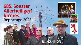 Reportage  Allerheiligenkirmes Soest 2023  Eröffnung  Die Neuheiten und Interviews [upl. by Atila]