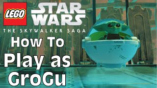 LEGO Star Wars The Skywalker Saga  How To Play As Grogu [upl. by Yttam]