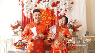 CATHY AND VINH WEDDING TEA CEREMONY  WEDDING 2024  CINEMA STUDIO  CINEMA PHOTOGRAPHY STUDIO [upl. by Hennessey628]