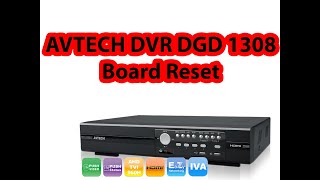 Avtech dvr board reset new update [upl. by Schober]