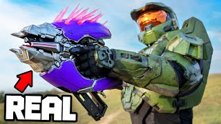 Master Chief Shoots A REAL Halo NEEDLER Glowing Needles [upl. by Declan]