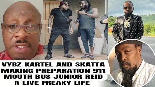 Vybz Kartel And Skatta Making Preparation 911 Speaks On Popcaan And Junior Reid Frevky Life [upl. by Riesman]