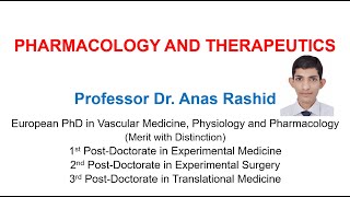 Pharmacology amp Therapeutics Lecture 0 Introduction [upl. by Honeyman]