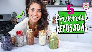 5 DESAYUNOS CRUDIVEGANOS  Saludables y Fáciles 🌿 Yovana [upl. by Eellac]