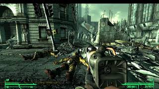 Fallout 3 Ep 33 Casual Playthrough with commentary Fighting through the brutal Statesman Hotel [upl. by Demmahum]