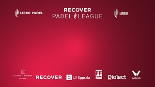 Recover Padel League  Live 12 feb Jenny Eklund  Anna Karlin  Marcus Forsberg  Adam Forsberg [upl. by Twum]