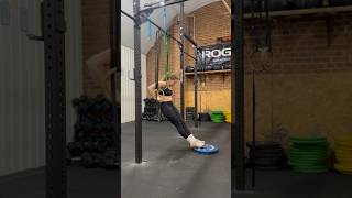 Banded ring muscle up pull  transition for kipping ring muscle up [upl. by Anahsar101]