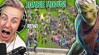 100 FORTNITE Spieler gegen REWI  CUSTOM Server ZOMBIE Modus [upl. by Wendolyn]