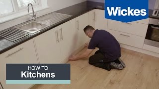 How to Fit a Kitchen Plinth Pelmet and Cornice with Wickes [upl. by Peterec]