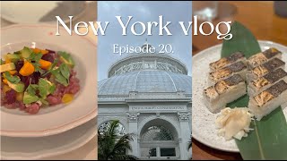 🚖New York vlog Soho West Village Chelsea NYBG Inwood Hill Park best food cafe hopping park [upl. by Goodyear]