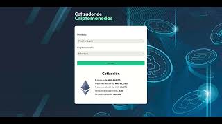 Cotizador de criptomonedas con typecript [upl. by Evante836]