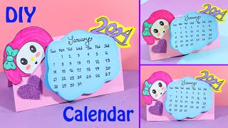 How to Make Desk Calendar  DIY Paper Calendar at Home  Cute Origami Calendar Idea [upl. by Hunfredo268]