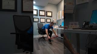 Calf Stretch at Your Desk DeskStretch SouthLoopWellness ChiropracticCare [upl. by Rutledge]