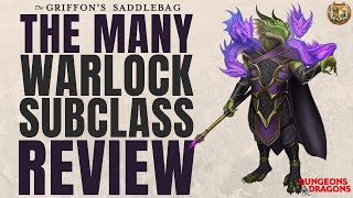 The Many Warlock Subclass Review The Griffons Saddlebag  DampD 5e Subclass Series [upl. by Kcerred]