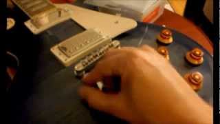 Installing a Bigsby B5 and Vibramate V5 onto an Epiphone Les Paul [upl. by Eelrak]