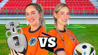 EK VOETBAL CHALLENGE⚽️🇳🇱 MAXIME VS SOPHIE [upl. by Bertrand]