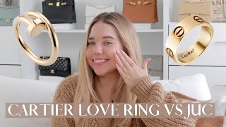 CARTIER LOVE RING VS JUSTE UN CLOU RING  WHICH ONE IS BETTER FOR YOU [upl. by Cosma89]