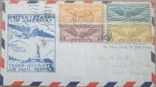 Aerophilately Airmail Covers 1920s1940s Part 1 [upl. by Selinda978]