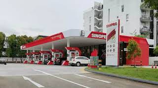 Sinopecs Petrol Station in Singapore [upl. by Annalee]