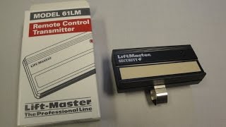 Liftmaster 61LM Garage Door Remote Control [upl. by Gnik]