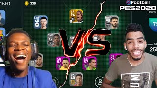 9AL Games VS MACKIE Pes HD  squad builder showdown eFootball pes 20 mobile [upl. by Lemieux]