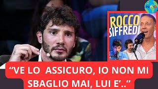 LA RIVELAZIONE SCIOCCANTE DI ROCCO SIFFREDI SU STEFANO DE MARTINO CHE LASCIA TUTTI SENZA PAROLE [upl. by Berthoud]