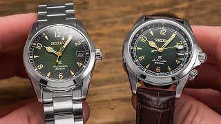 Two of the BEST Field Watches Under 1000  What Seiko Alpinist is Better SPB121 vs SPB155 [upl. by Seema]