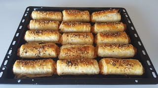 YİNE EFSANE BİR TARİF👍🏻 NİŞASTALI RULO ÇITIR BÖREK BAYILACAKSINIZ MÜKEMMEL👌 ÖTESİ OLDU✔ [upl. by Inttirb]