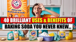 40 Incredible Baking Soda Uses Benefits You Didn’t Know  Health amp Home Hacks Revealed How to cook [upl. by Ainekahs988]