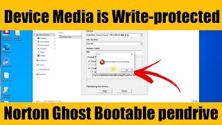 Meke Norton Ghost pendrive but showing Error Device Media Write is protected Problems Fix [upl. by Asiluy]